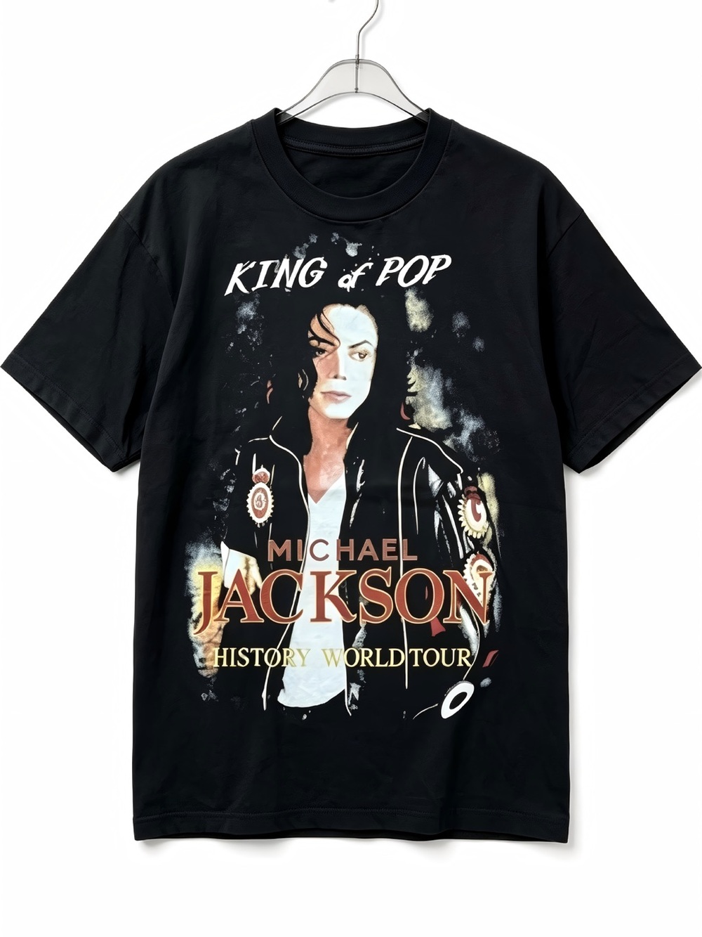 Michael Jackson HIStory World Tour Vintage 90s Womens Mens T-shirt Unisex